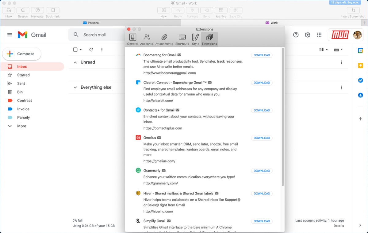 gmail for mac desktop