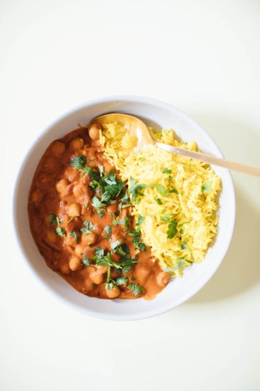 1-pot Chickpea Curry with Turmeric Rice | The Better Parent