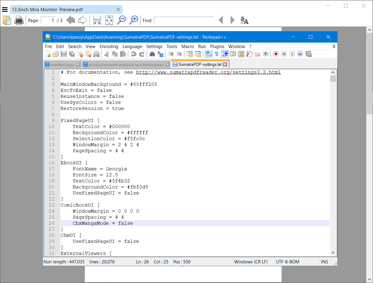 Sumatra PDF 3.5.1 for windows download
