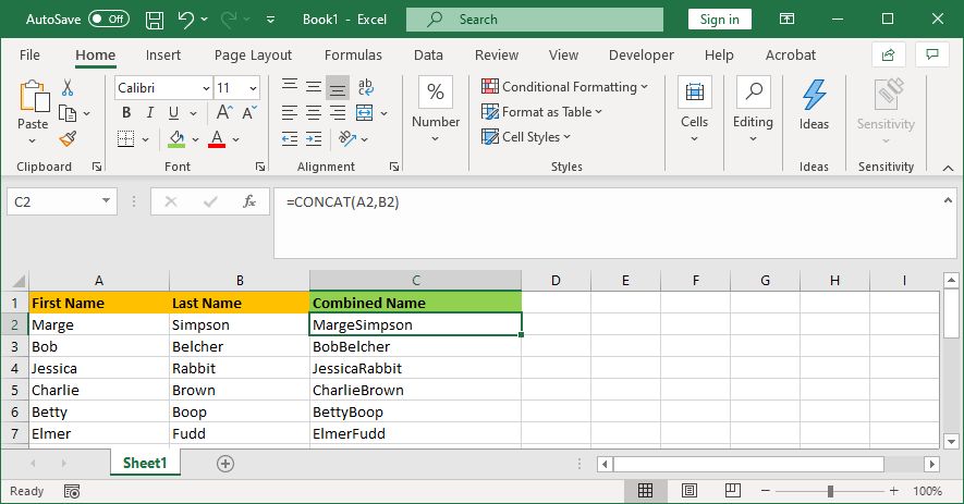 How To Combine Two Columns In Microsoft Excel Quick And Easy Method 5175