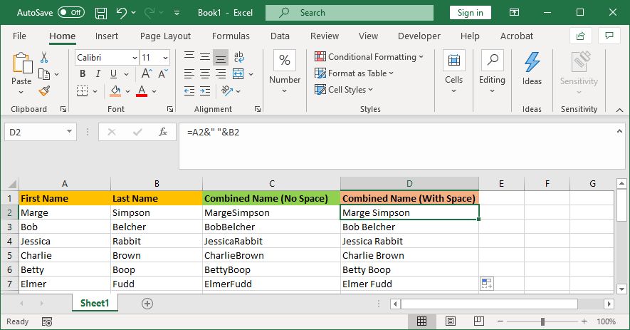 How To Add Two Cells From Different Sheets In Excel