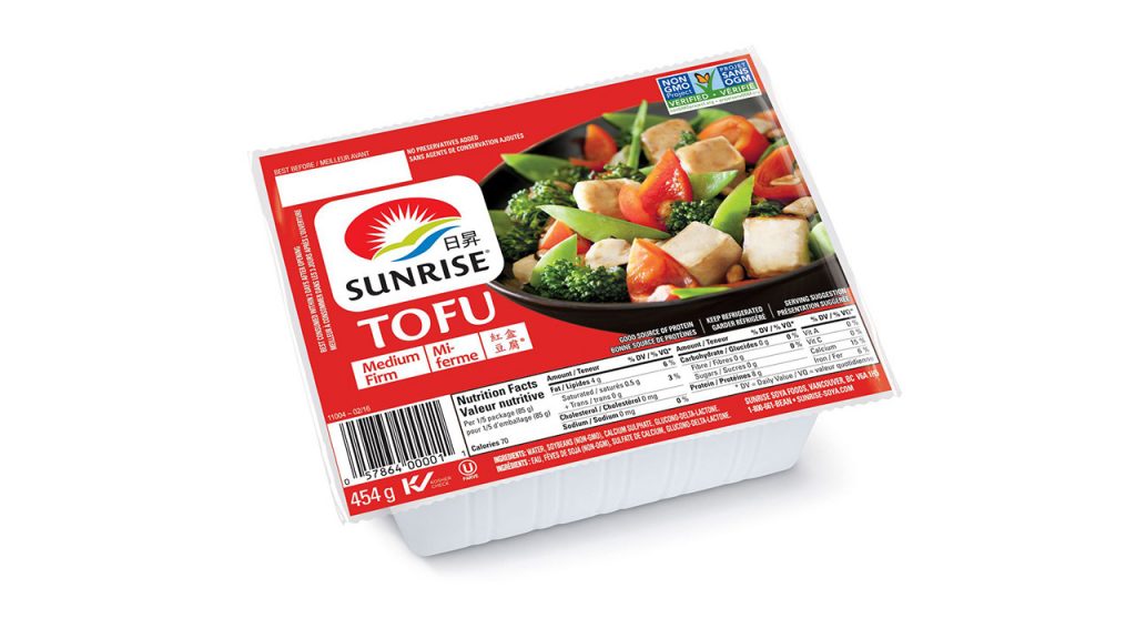 package of tofu medium-firm
