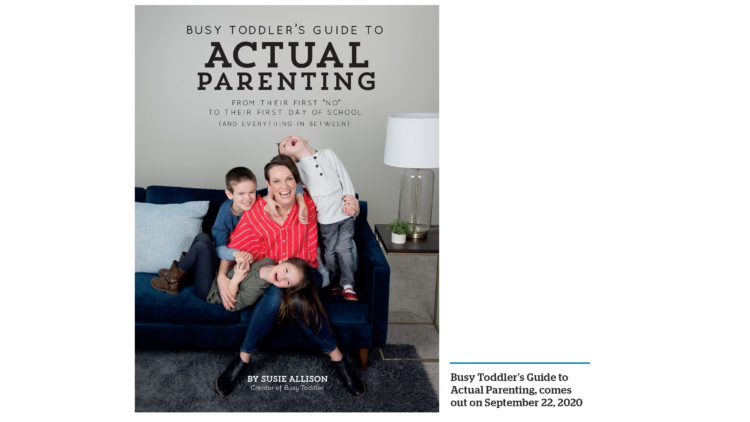 Book cover for Busy Toddler's Guide to Actual Parenting