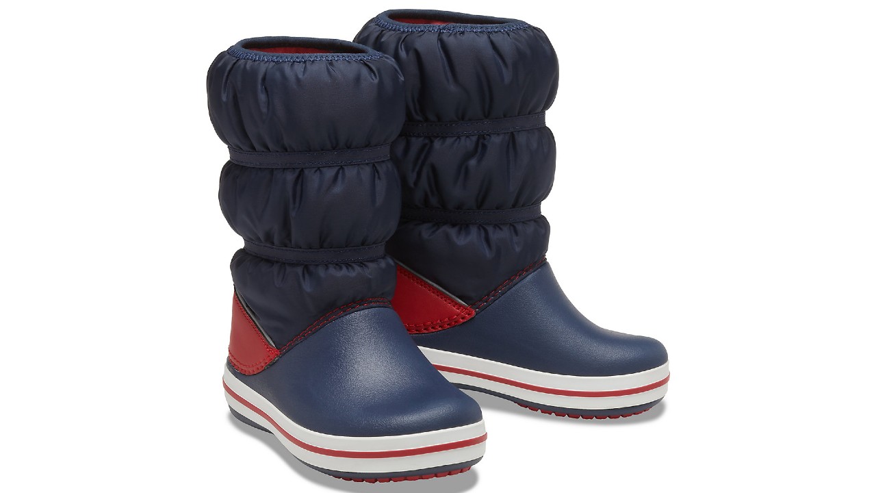 kids winter boots with puffer legs