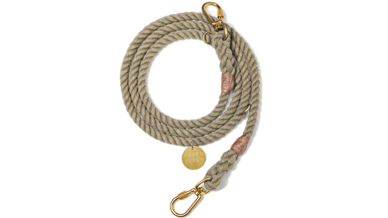 natural rope leash for dogs