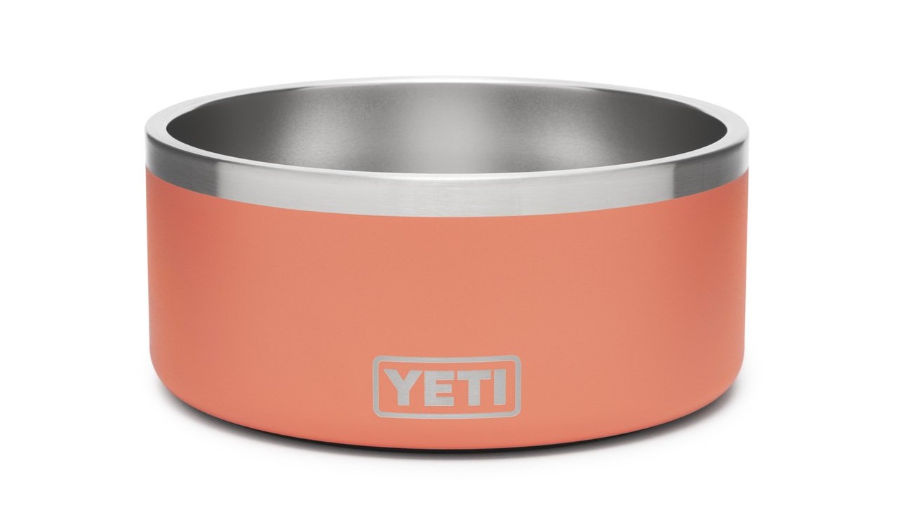 coral insulated dog bowl